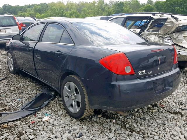 1G2ZF57B084286791 - 2008 PONTIAC G6 VALUE L BLACK photo 3