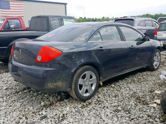 1G2ZF57B084286791 - 2008 PONTIAC G6 VALUE L BLACK photo 4