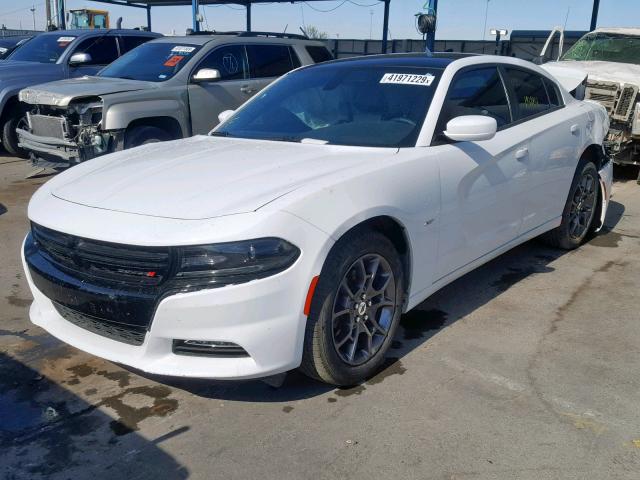 2C3CDXJG5JH235713 - 2018 DODGE CHARGER GT WHITE photo 2