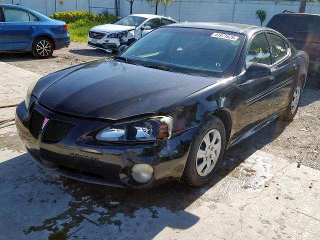 2G2WP522141242859 - 2004 PONTIAC GRAND PRIX BLACK photo 2