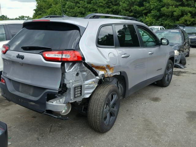 1C4PJLCB6JD561937 - 2018 JEEP CHEROKEE L GRAY photo 4