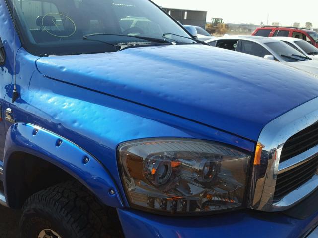 3D7KS28A18G231434 - 2008 DODGE RAM 2500 S BLUE photo 9