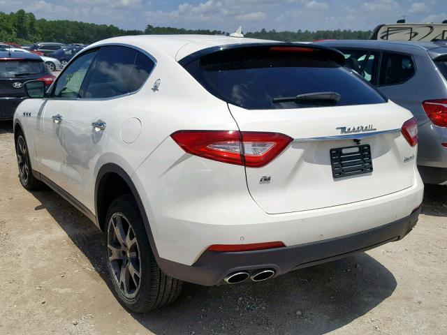 ZN661XUA8JX275948 - 2018 MASERATI LEVANTE WHITE photo 3