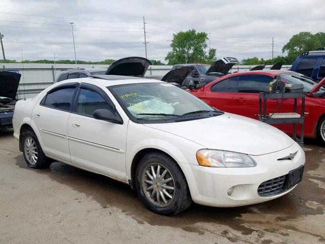 1C3EL56R22N295547 - 2002 CHRYSLER SEBRING LX WHITE photo 1