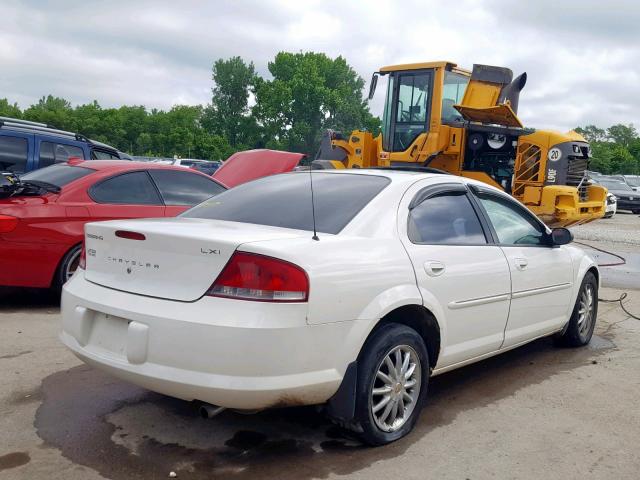 1C3EL56R22N295547 - 2002 CHRYSLER SEBRING LX WHITE photo 4