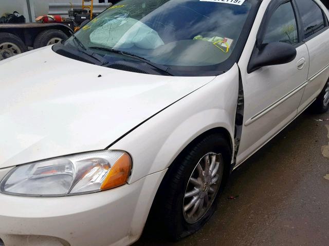 1C3EL56R22N295547 - 2002 CHRYSLER SEBRING LX WHITE photo 9