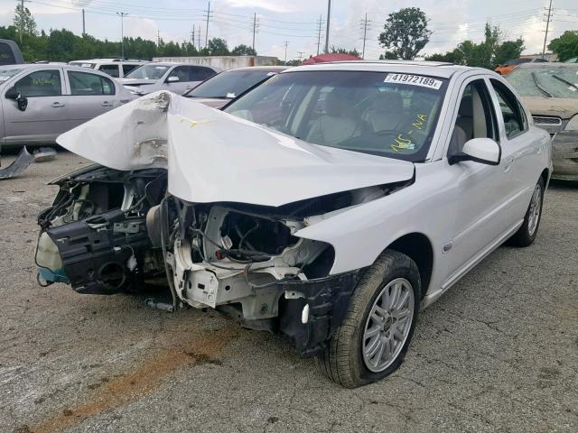 YV1RS612052476260 - 2005 VOLVO S60 WHITE photo 2