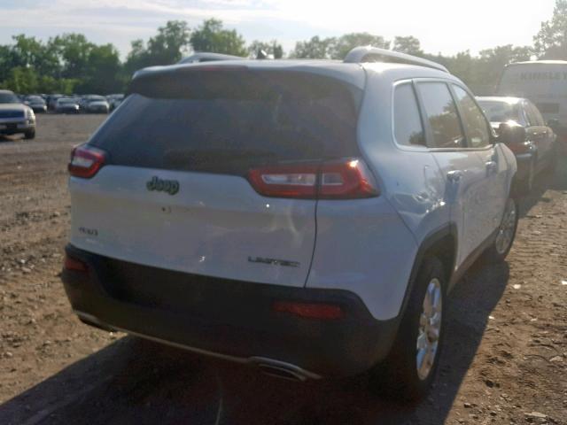 1C4PJMDS8FW650814 - 2015 JEEP CHEROKEE L WHITE photo 4