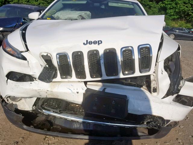 1C4PJMDS8FW650814 - 2015 JEEP CHEROKEE L WHITE photo 7