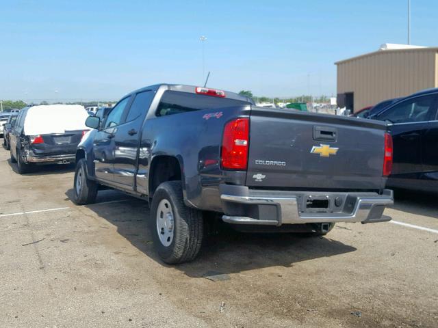 1GCGTBE32G1164407 - 2016 CHEVROLET COLORADO GRAY photo 3