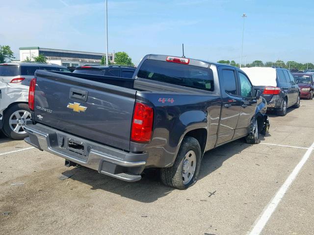 1GCGTBE32G1164407 - 2016 CHEVROLET COLORADO GRAY photo 4