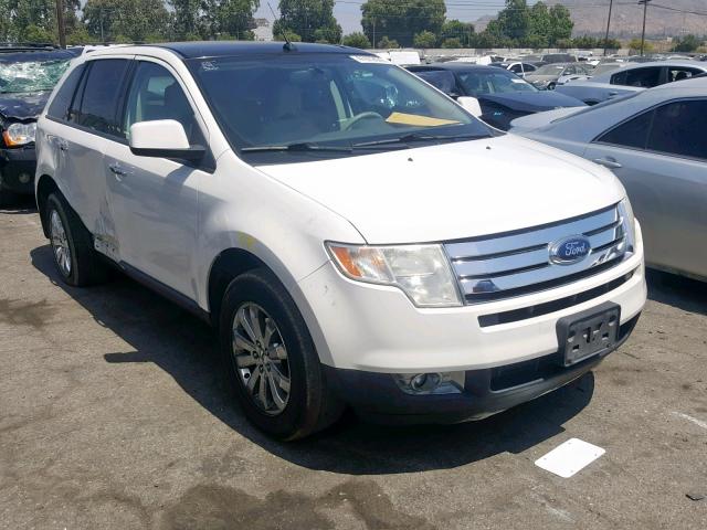 2FMDK3JC1ABA06357 - 2010 FORD EDGE SEL WHITE photo 1