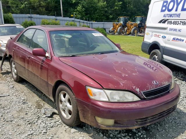 JT8BF22G5V5001781 - 1997 LEXUS ES 300 BURGUNDY photo 1