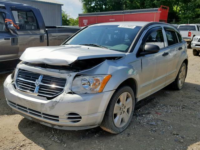 1B3JB48B87D502397 - 2007 DODGE CALIBER SX SILVER photo 2