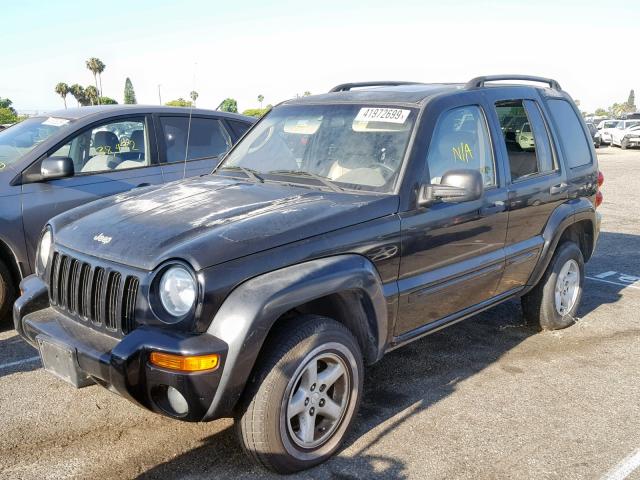 1J4GK58K82W158107 - 2002 JEEP LIBERTY LI BLACK photo 2