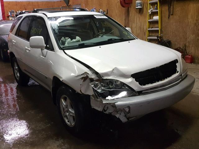 JTJHF10U920261850 - 2002 LEXUS RX 300 WHITE photo 1