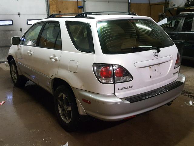 JTJHF10U920261850 - 2002 LEXUS RX 300 WHITE photo 3