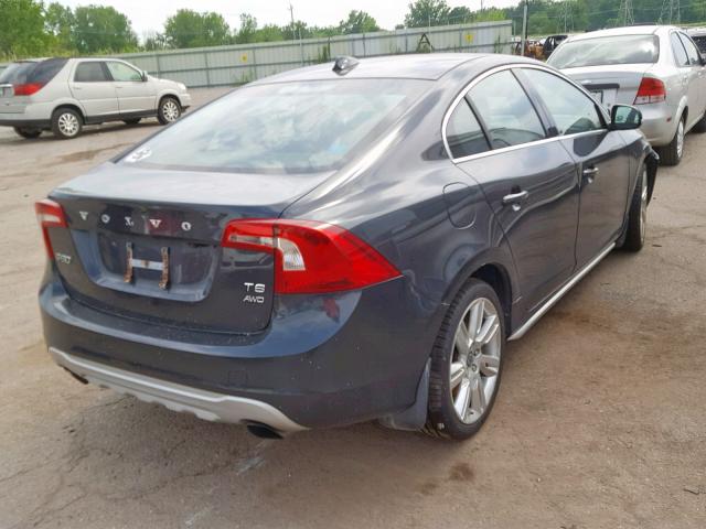 YV1902FHXC2089272 - 2012 VOLVO S60 T6 GRAY photo 4