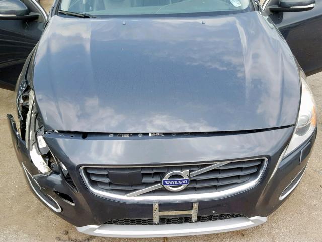 YV1902FHXC2089272 - 2012 VOLVO S60 T6 GRAY photo 7