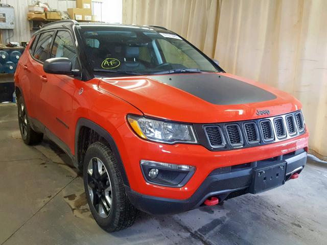 3C4NJDDB2JT207564 - 2018 JEEP COMPASS TR ORANGE photo 1