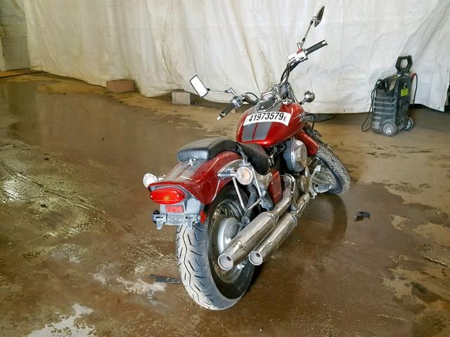 JYAVM01E37A116023 - 2007 YAMAHA XVS650 RED photo 4