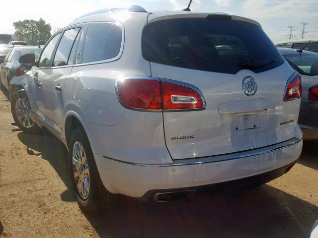 5GAKRBKD7FJ176283 - 2015 BUICK ENCLAVE WHITE photo 3