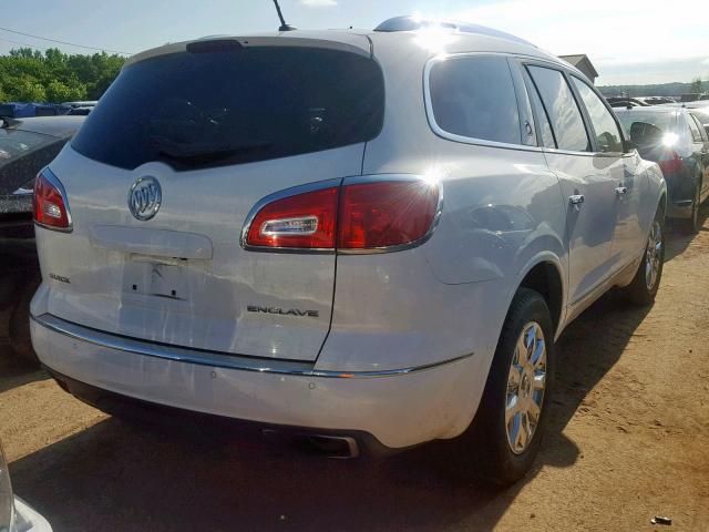 5GAKRBKD7FJ176283 - 2015 BUICK ENCLAVE WHITE photo 4