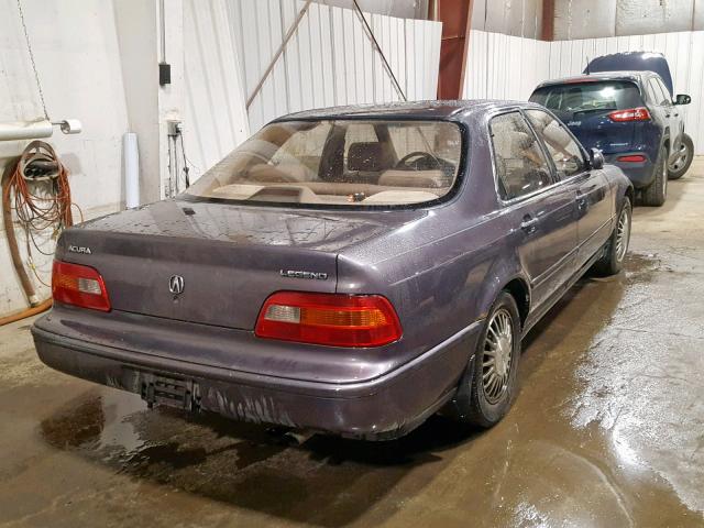 JH4KA7678MC050456 - 1991 ACURA LEGEND LS GRAY photo 4