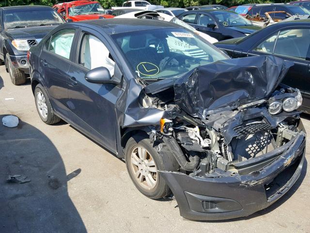 1G1JA5SH6C4186635 - 2012 CHEVROLET SONIC LS CHARCOAL photo 1