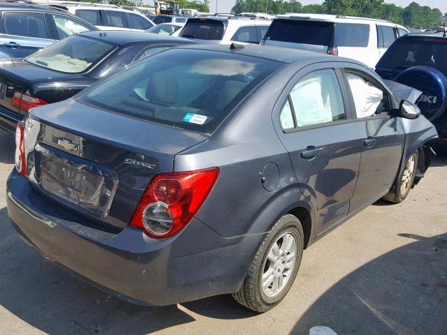 1G1JA5SH6C4186635 - 2012 CHEVROLET SONIC LS CHARCOAL photo 4