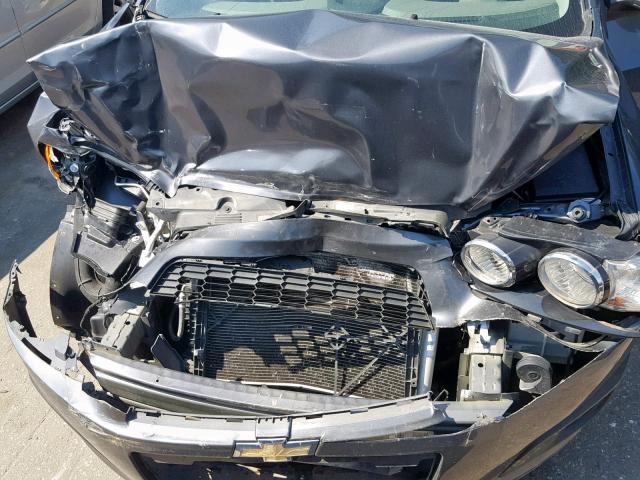 1G1JA5SH6C4186635 - 2012 CHEVROLET SONIC LS CHARCOAL photo 7