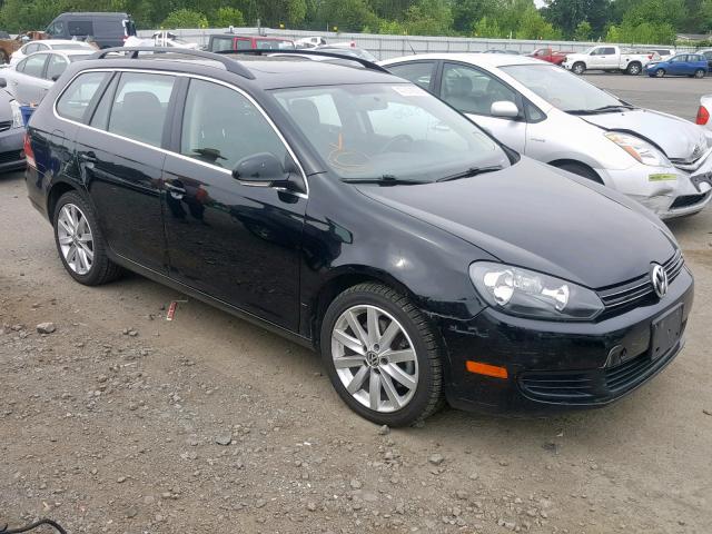 3VWPL7AJXCM647669 - 2012 VOLKSWAGEN JETTA TDI BLACK photo 1