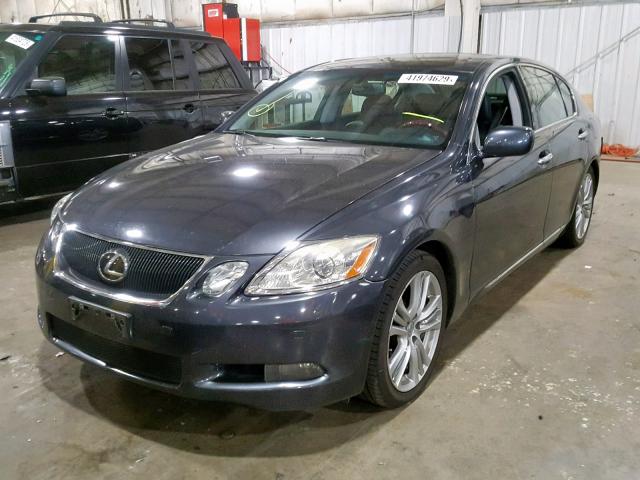 JTHBC96S775005799 - 2007 LEXUS GS 450H GRAY photo 2