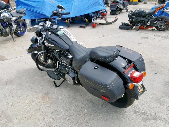 1HD1YAJ13JC034524 - 2018 HARLEY-DAVIDSON FLHC HERIT BLACK photo 3