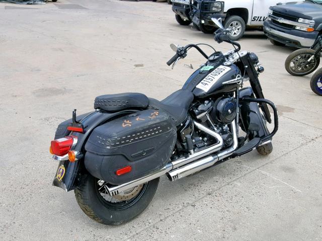 1HD1YAJ13JC034524 - 2018 HARLEY-DAVIDSON FLHC HERIT BLACK photo 4