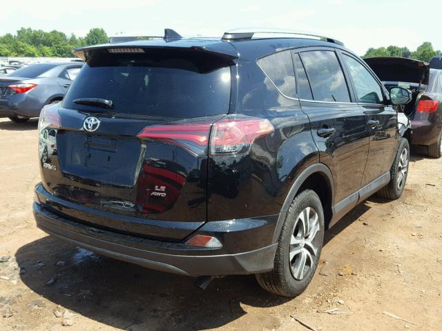 2T3BFREV3HW633597 - 2017 TOYOTA RAV4 LE BLACK photo 4