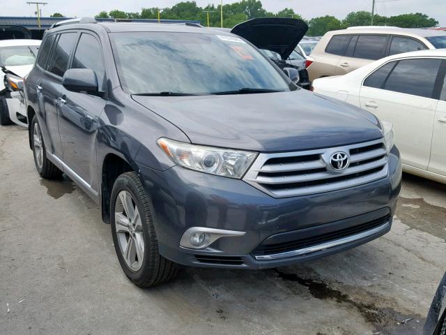 5TDYK3EH1CS083212 - 2012 TOYOTA HIGHLANDER GRAY photo 1