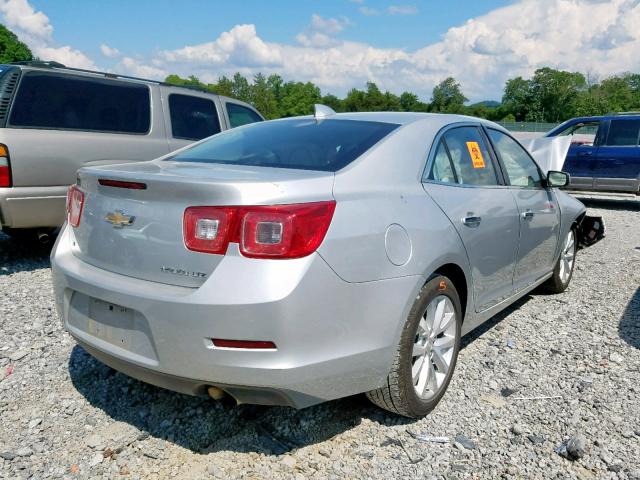 1G11E5SA1GF129969 - 2016 CHEVROLET MALIBU LIM SILVER photo 4