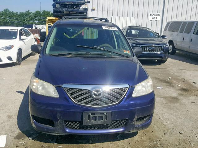 JM3LW28A060566325 - 2006 MAZDA MPV WAGON BLUE photo 9