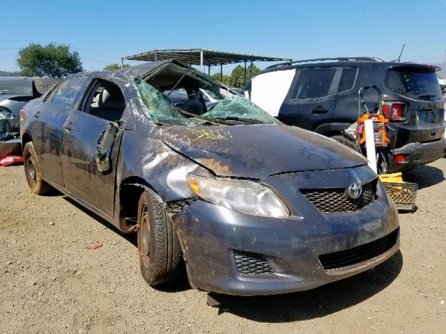 2T1BU4EE2AC524878 - 2010 TOYOTA COROLLA BA GRAY photo 1