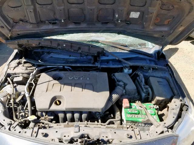 2T1BU4EE2AC524878 - 2010 TOYOTA COROLLA BA GRAY photo 7