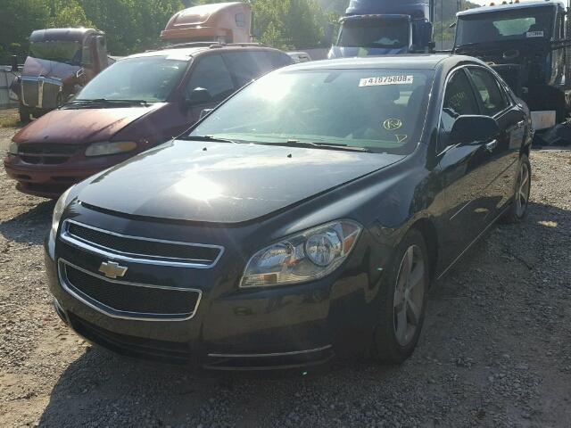 1G1ZC5E04CF208588 - 2012 CHEVROLET MALIBU 1LT BLACK photo 2