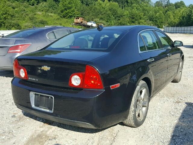 1G1ZC5E04CF208588 - 2012 CHEVROLET MALIBU 1LT BLACK photo 4