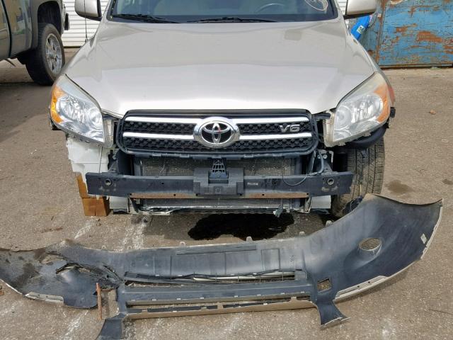 JTMZK31V276004796 - 2007 TOYOTA RAV4 LIMIT TAN photo 9