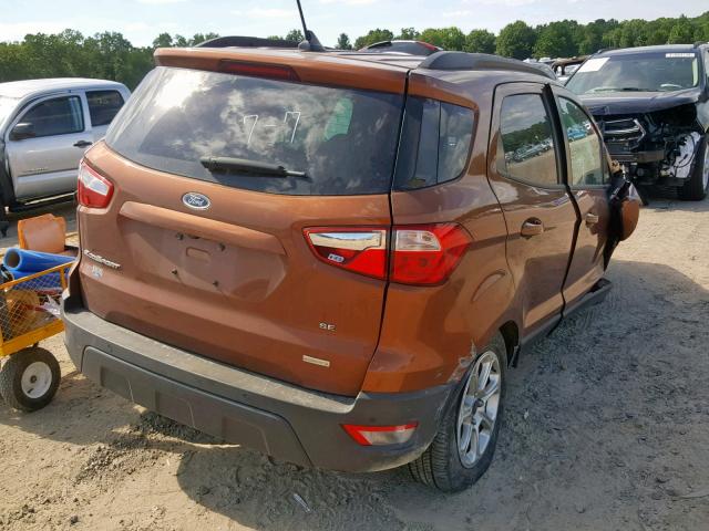 MAJ3P1TE2JC185101 - 2018 FORD ECOSPORT S BROWN photo 4