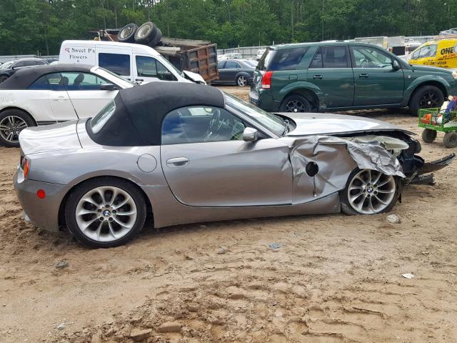 4USBT33473LR66231 - 2003 BMW Z4 2.5 GRAY photo 9