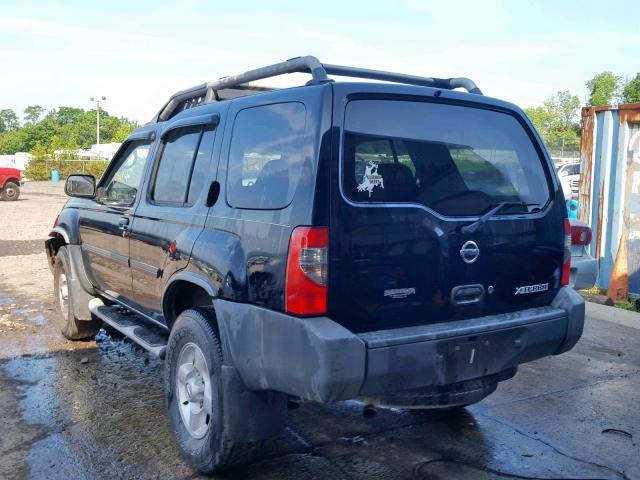 5N1ED28Y13C679162 - 2003 NISSAN XTERRA XE BLACK photo 3