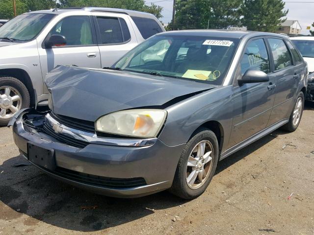 1G1ZT64835F151686 - 2005 CHEVROLET MALIBU MAX GRAY photo 2