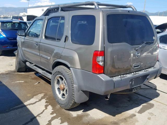 5N1ED28Y22C507978 - 2002 NISSAN XTERRA XE GREEN photo 3