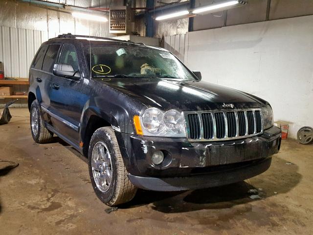 1J4HR58275C504329 - 2005 JEEP GRAND CHER BLACK photo 1